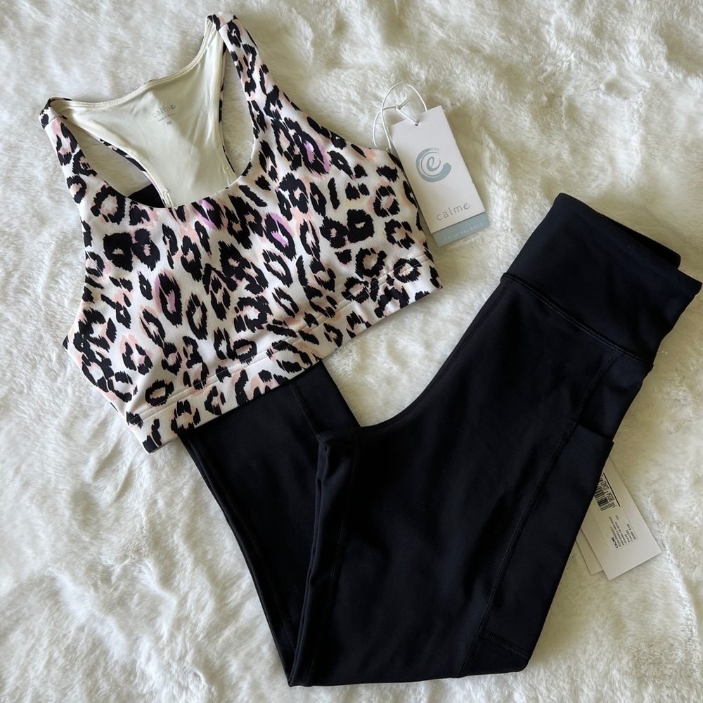 NWT Johnny Was Calme Endurance Bra & Legging Set  (XS)